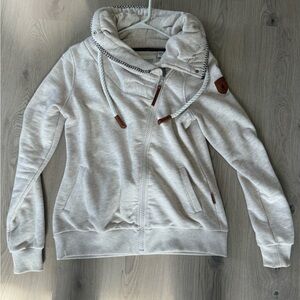 Wanakome Gray Zip-Up Jacket